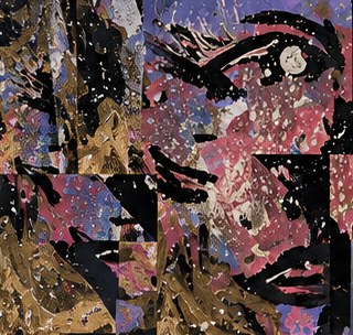 Fractured pattern, still concept from a sincerx painting