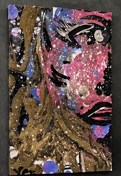 Relief panel concept, sculpted from sincerx painted surfaces